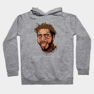 Post Malone Face Hoodie